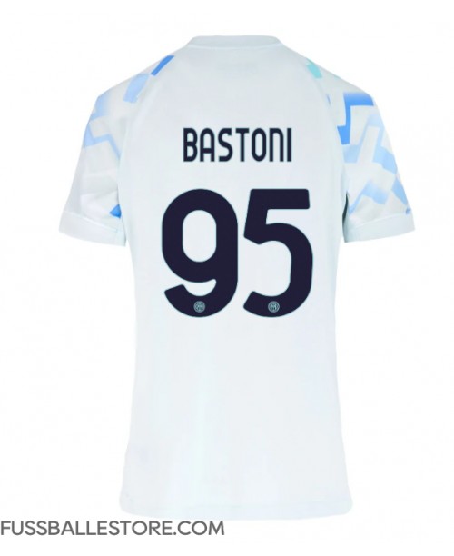 Günstige Inter Milan Alessandro Bastoni #95 Auswärtstrikot Damen 2025-26 Kurzarm Günstige Inter Milan Alessandro Bastoni #95 Auswärtstrikot Damen 2025-26 Kurzarm